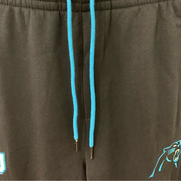 Men’s Ultra Game NFL Panthers Fleece Lined Sweatpants Joggers Size Large - Picture 4 of 16
